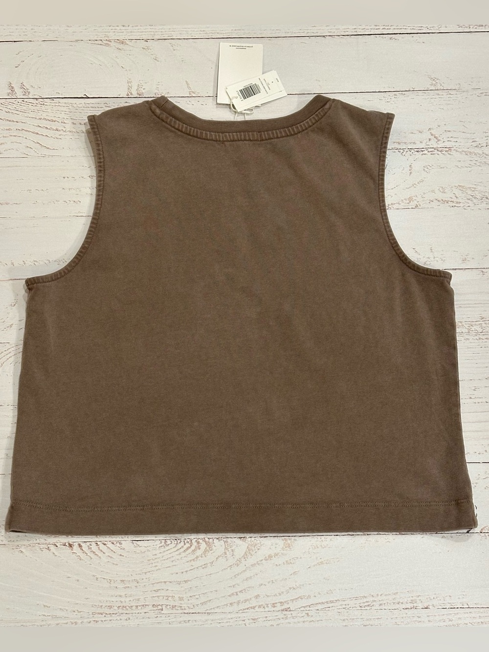 NWT Z Supply Sloane Cotton Jersey Tank In Perfectly Taupe Size Small - Picture 5 of 12